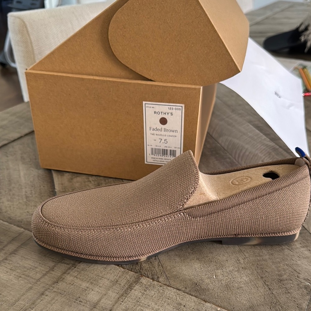 Rothy's Faded Brown Loafers